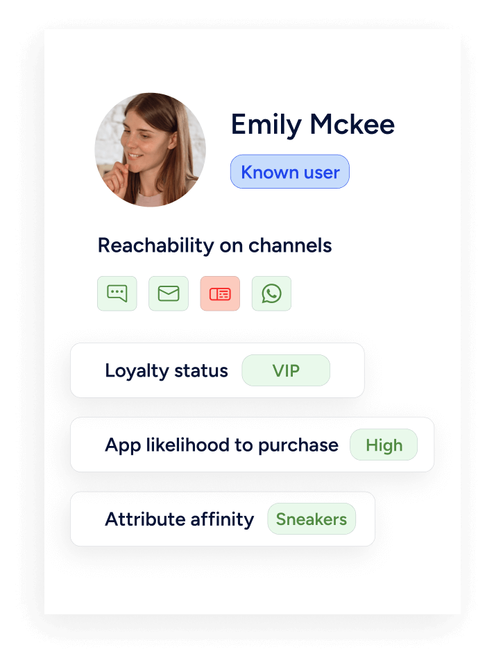 Insider's Customer Data Platform (CDP) that provides unified customer profiles